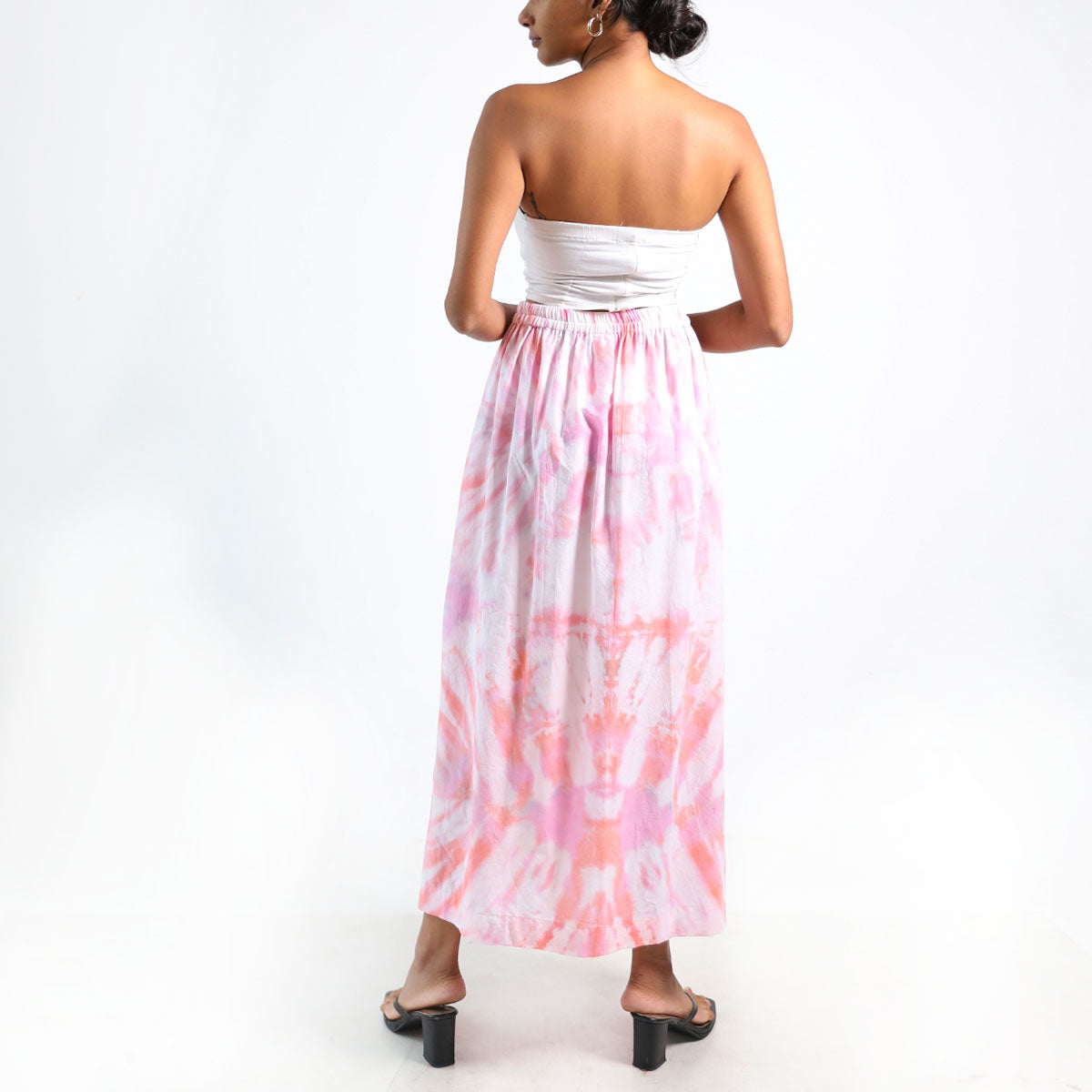 Blush Glow Tie-Dye Skirt