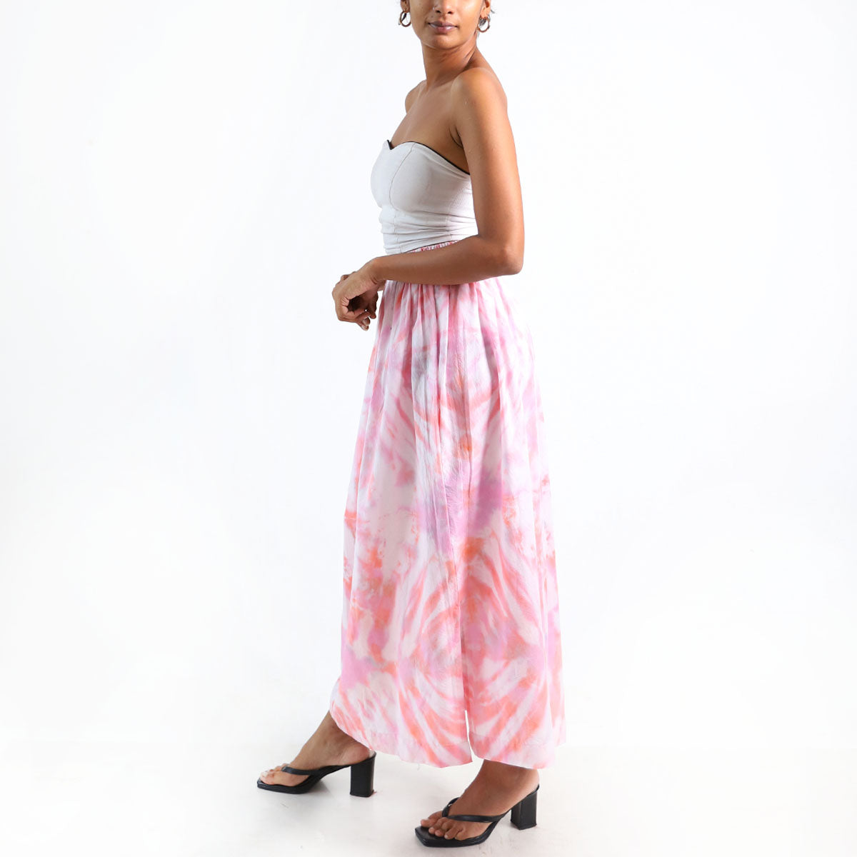 Blush Glow Tie-Dye Skirt
