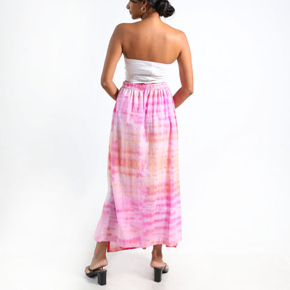 Sunset Vibes Tie-Dye Skirt