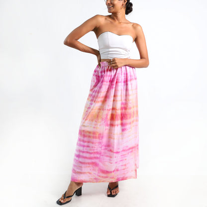 Sunset Vibes Tie-Dye Skirt