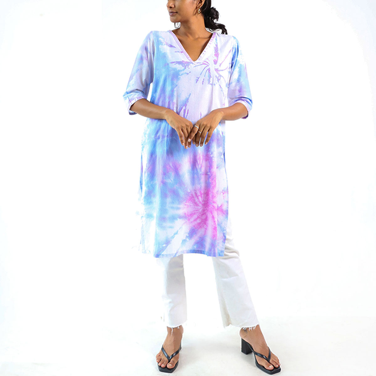 Cool Breeze Tie-Dye Kurtha