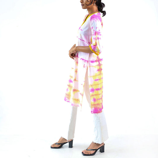 Sunny Delight Tie-Dye Kurtha