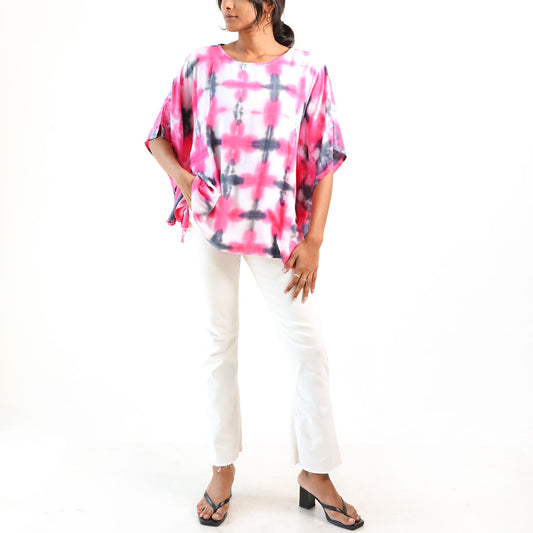 Blush Eclipse Poncho Top