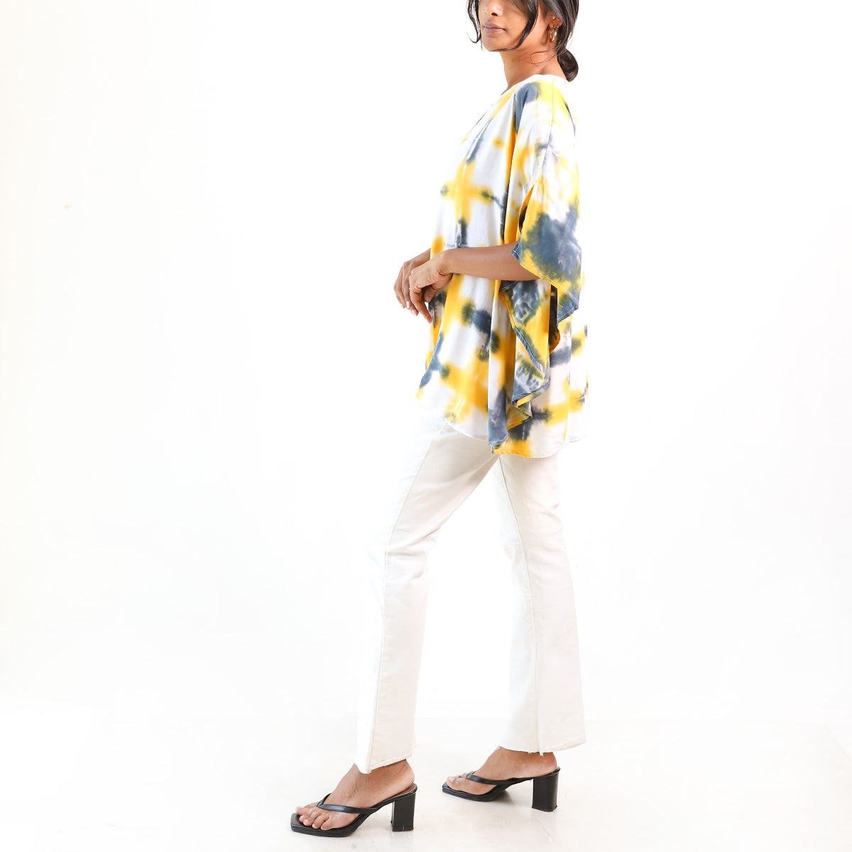 Golden Mist Poncho Top