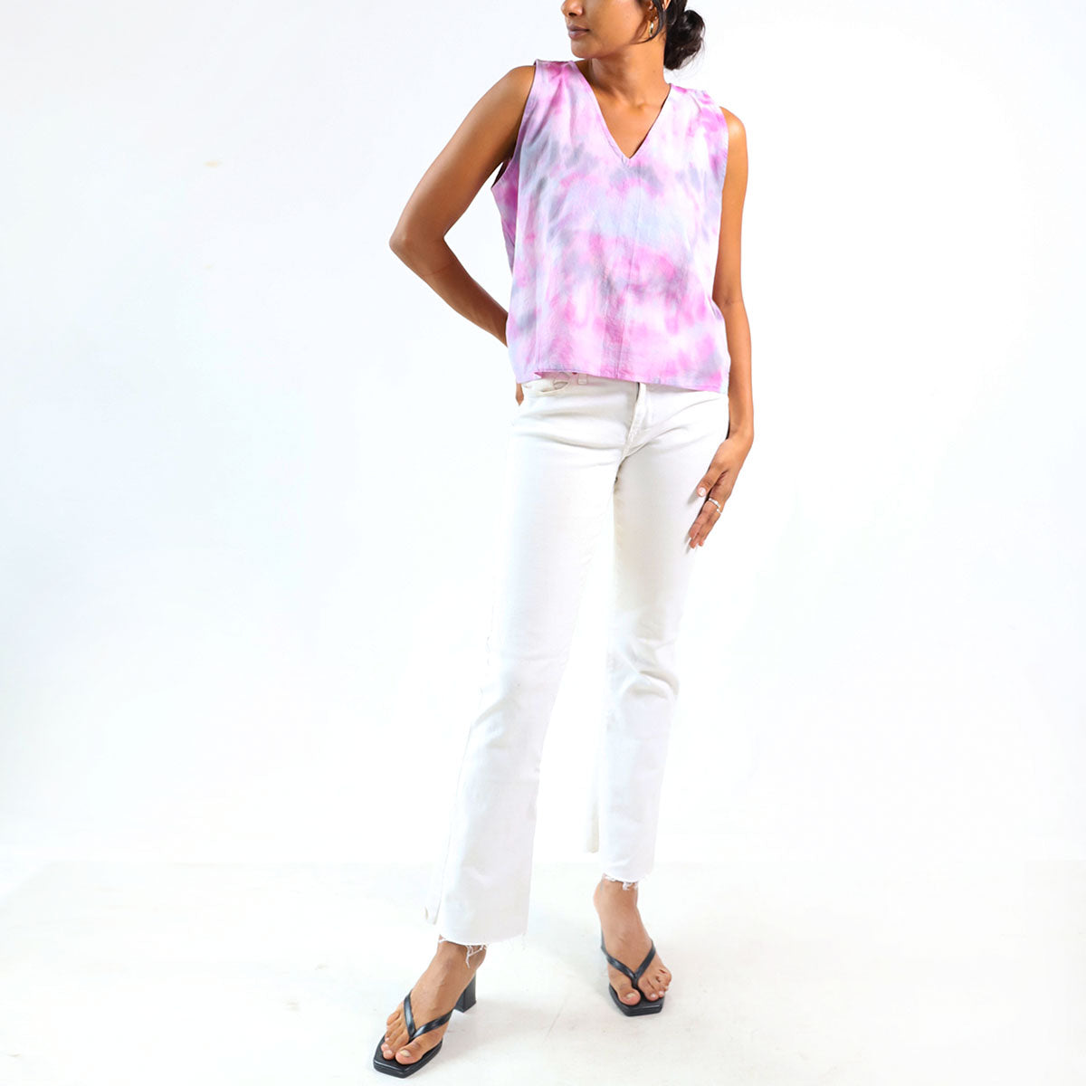 Blush Glow Tie-Dye Top