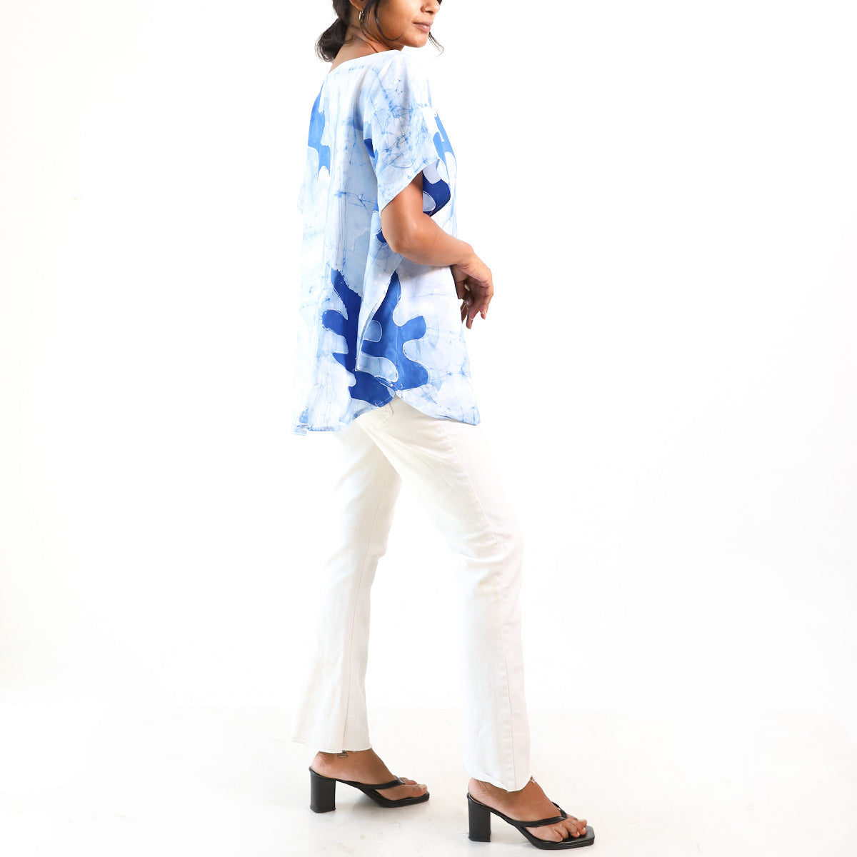 Azure Breeze Poncho Top