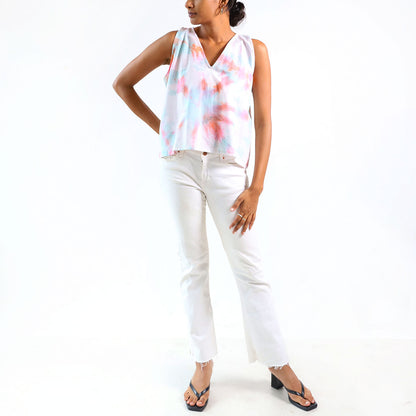 Cotton Candy Charm Tie-Dye Top