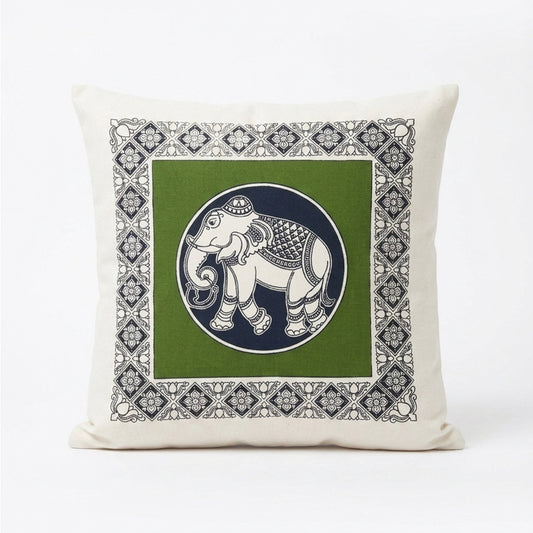 Jungle Elephant Cushion Cover