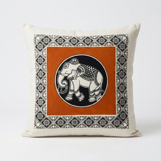 Amber Elephant Cushion Cover