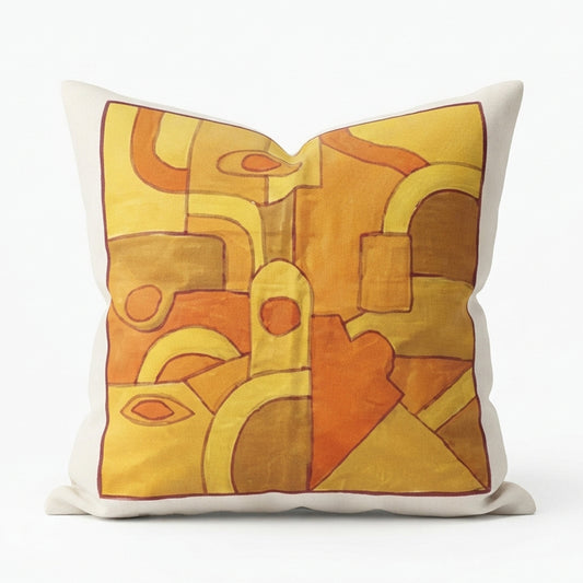 Orange Hues Cushion Cover