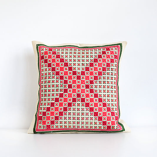 Crimson Cushion Cover