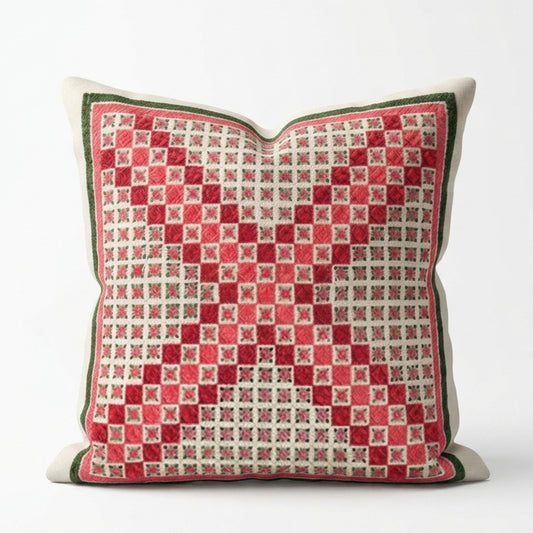 Crimson Cushion Cover