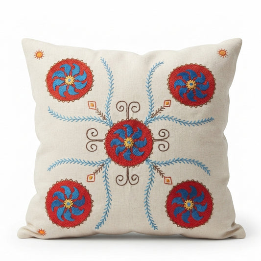 Symmetrical Swirl Cushion Cover