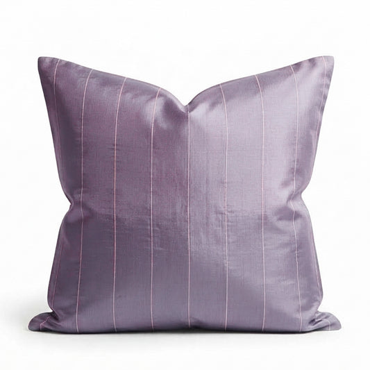 Lilac Silk Cushion Cover