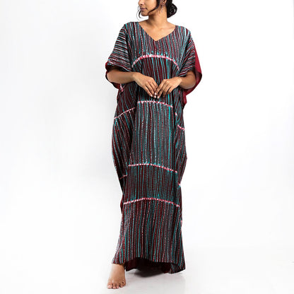 Peppermint Batik Kaftan