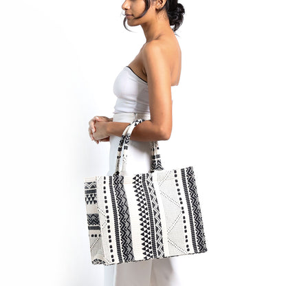 Classic Handloom Book Tote