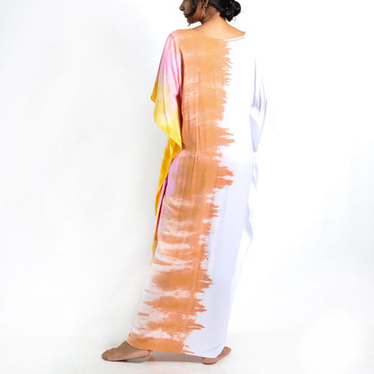 Sunrise Ombra Tie-Dye kaftan