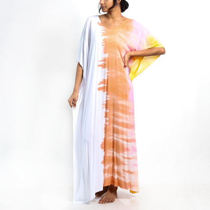 Sunrise Ombra Tie-Dye kaftan