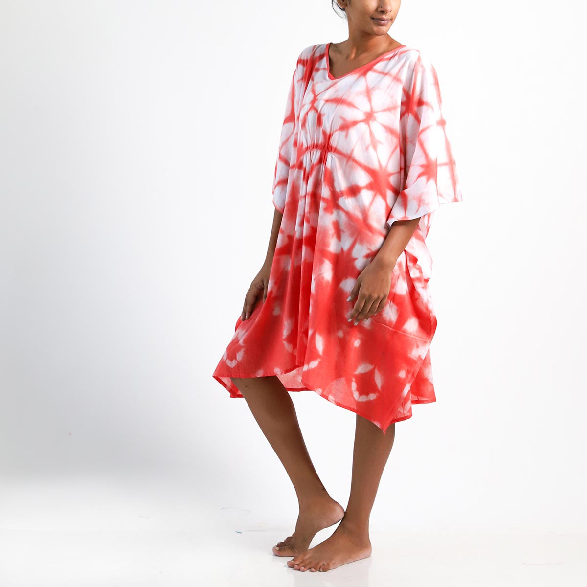 Mandarin Tie-Dye Dress