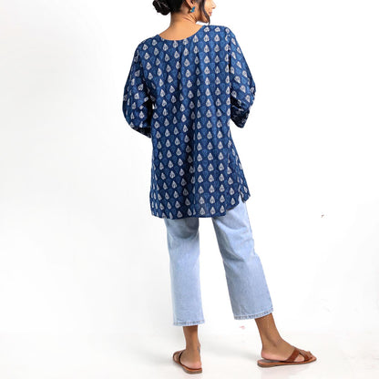 Carbon Block Printed Top