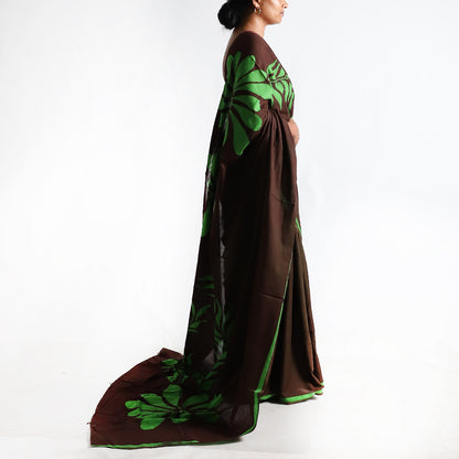 Foliage Batik Saree