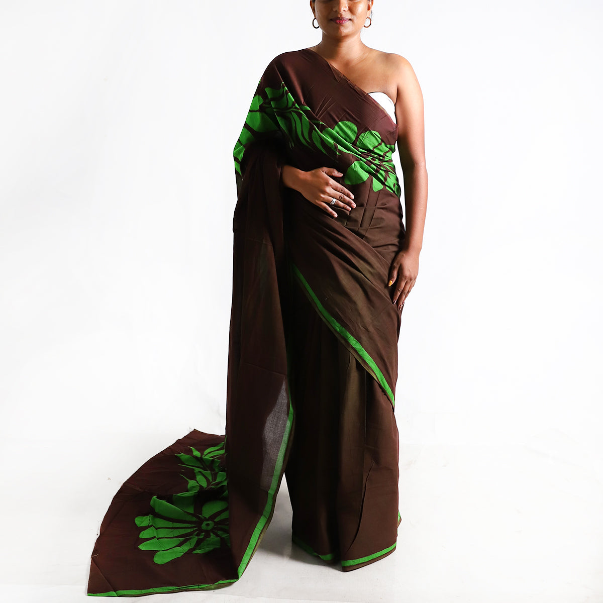 Foliage Batik Saree