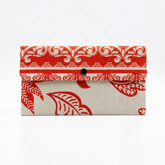 Crimson Motif Pouch