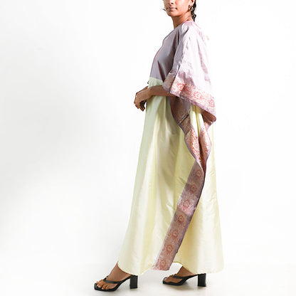 Lavender Silk Kaftan