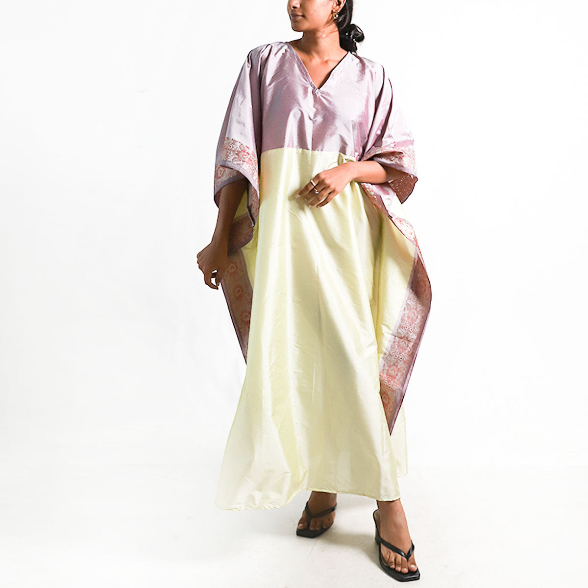 Lavender Silk Kaftan