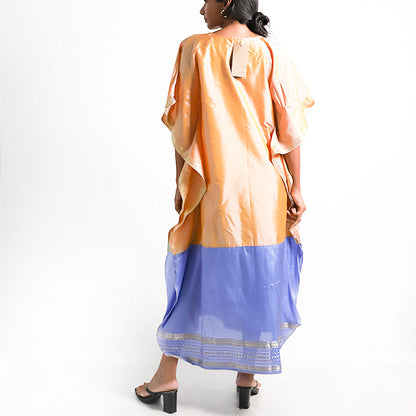 Tangerine Silk Kaftan