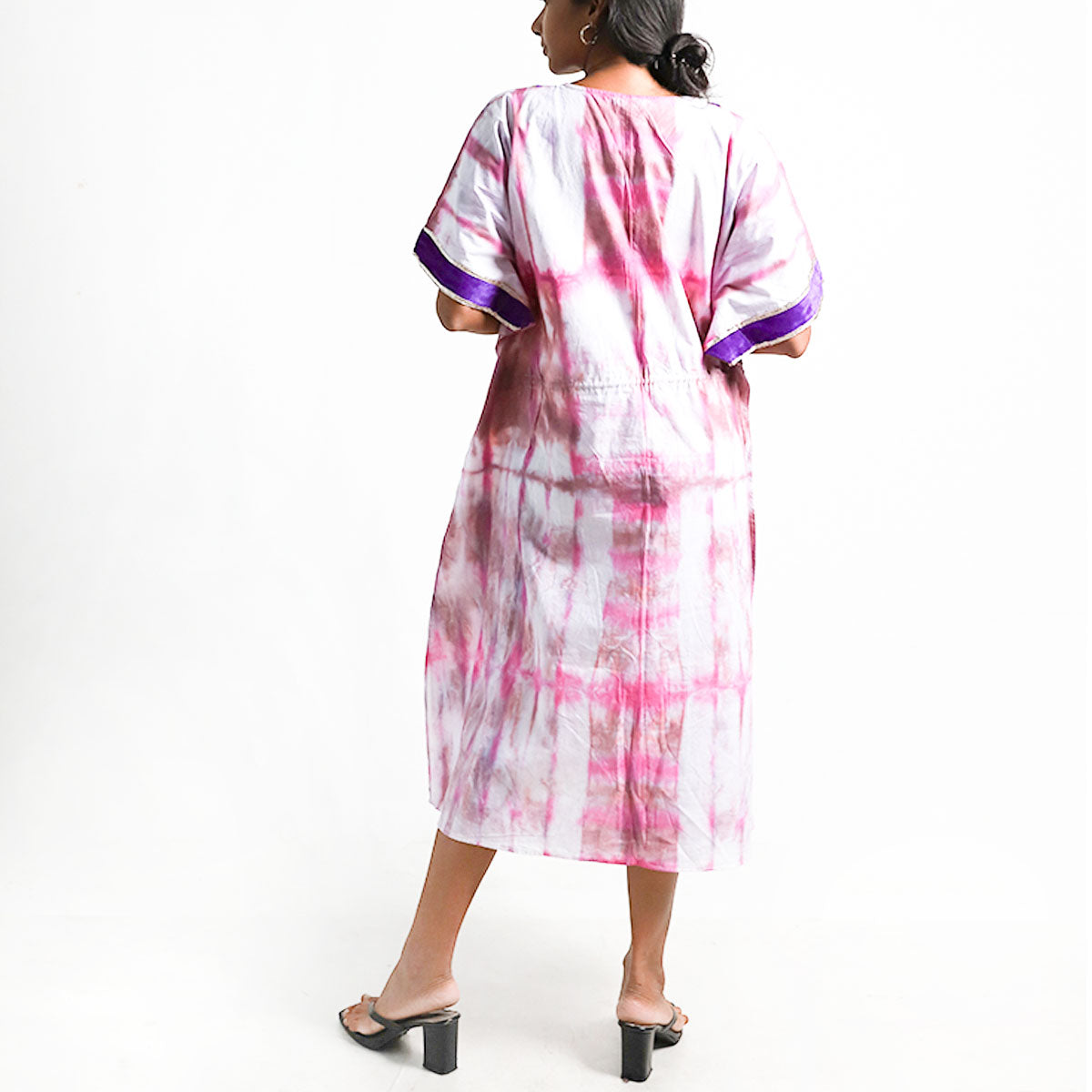 Pink Flame Shibhori Dress