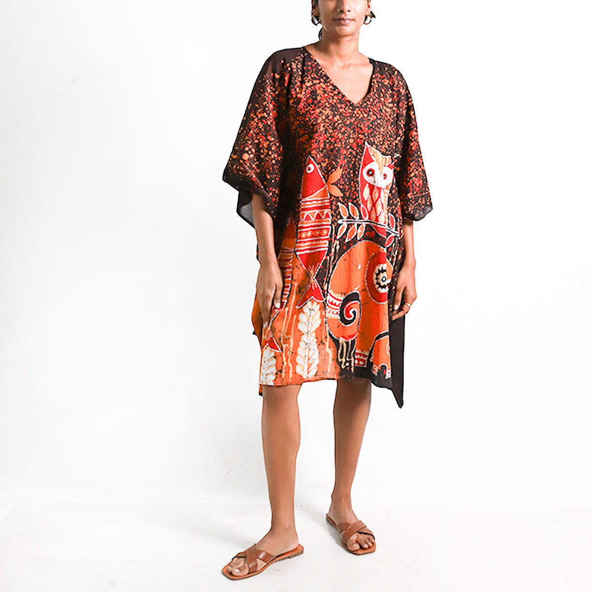 Owl Batik Kaftan
