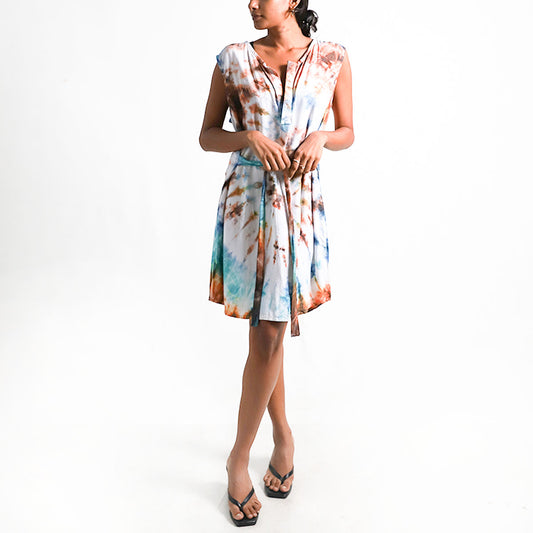 Tied Up Tie Dye Dress