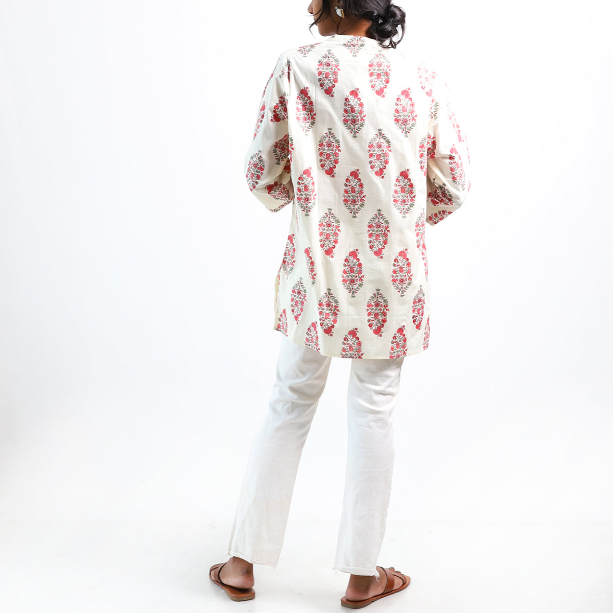 Boho Blossom Block Printed Top