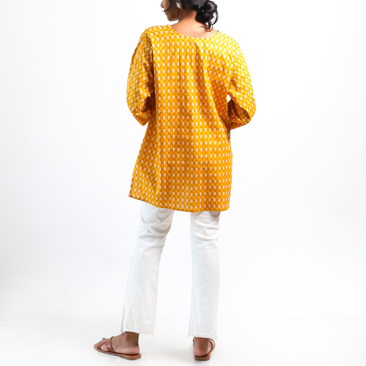 Enchanted Garden Block Printed Top