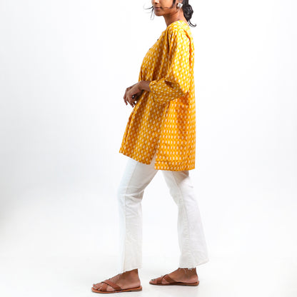 Enchanted Garden Block Printed Top