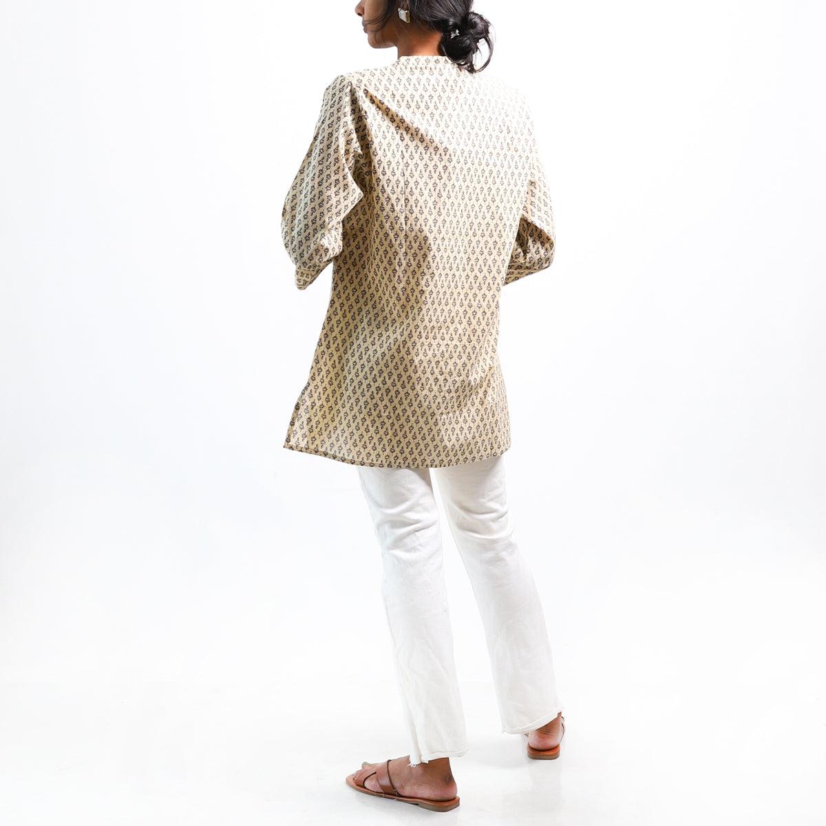 Vintage Vineyard Block Printed Top