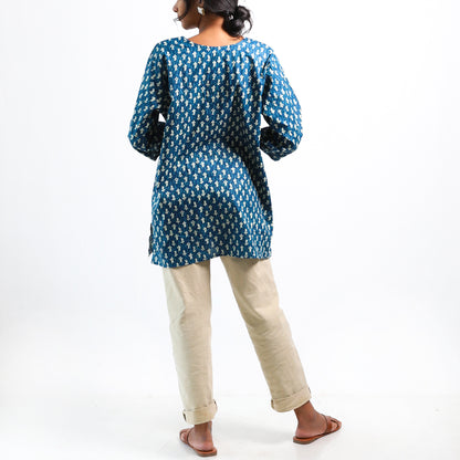 Mystic Moon Block Printed Top