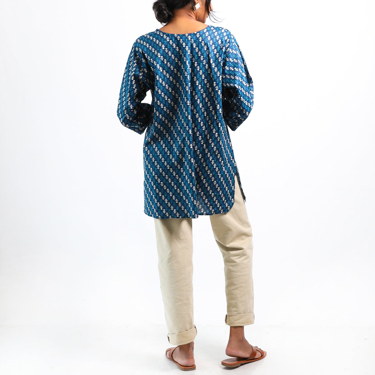 Wildflower Whimsy Block Print Blouse