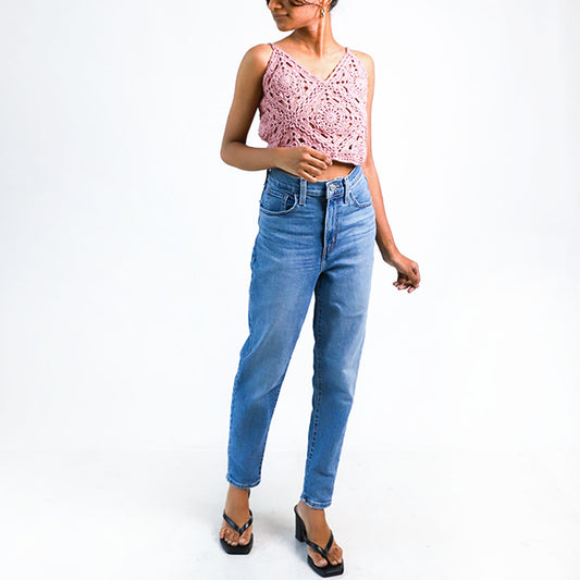 Pink Sunset Crochet Top