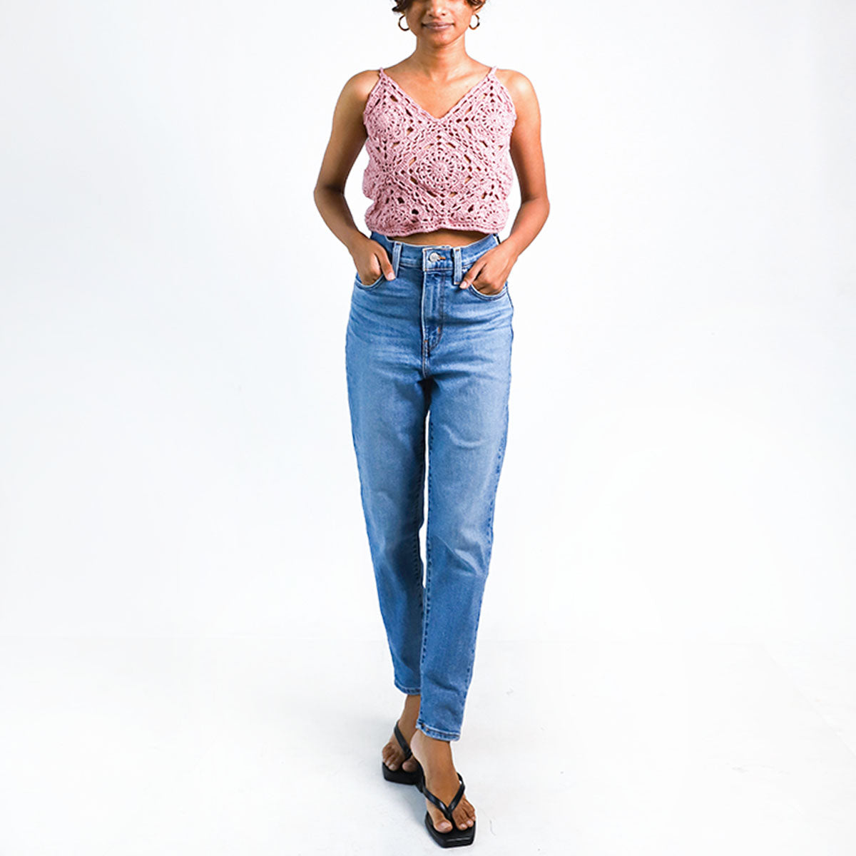 Pink Sunset Crochet Top