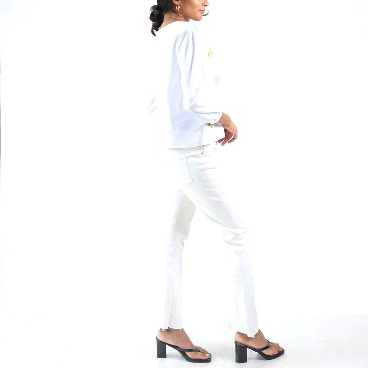 White Whimsy Embroidered Top