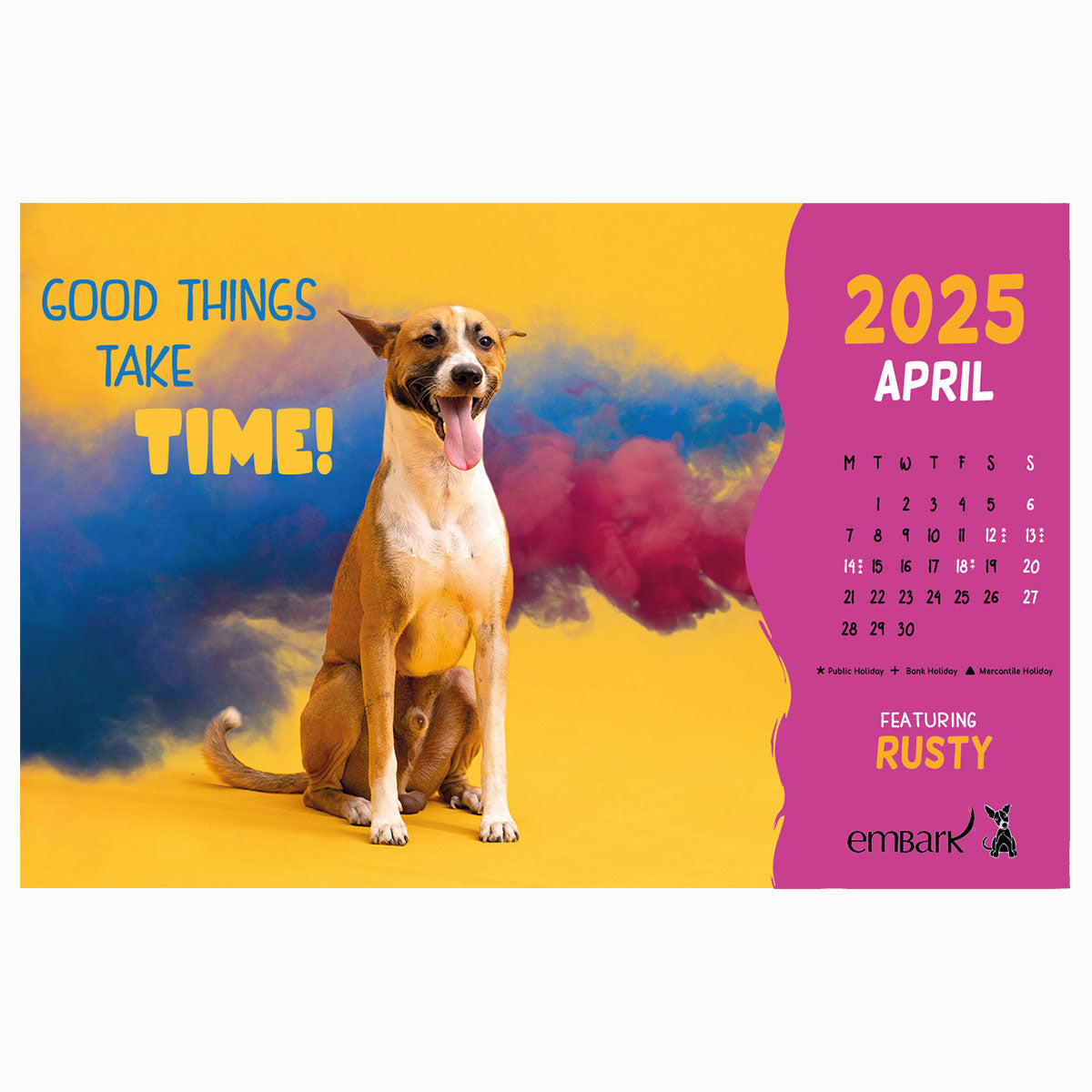 Embark Calendar 2025