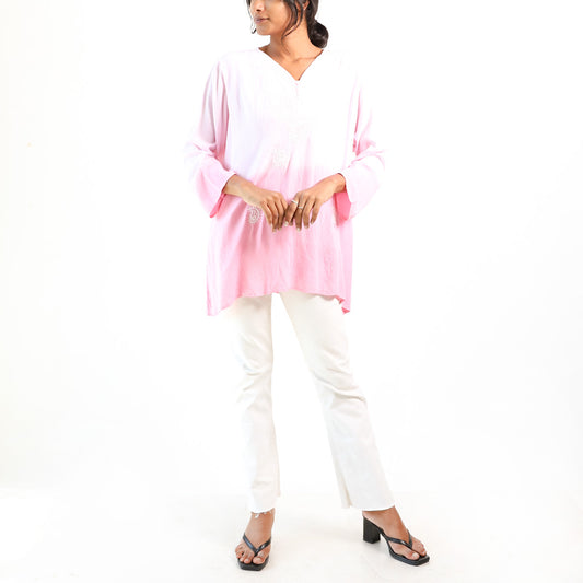 Blush Glow Kurtha