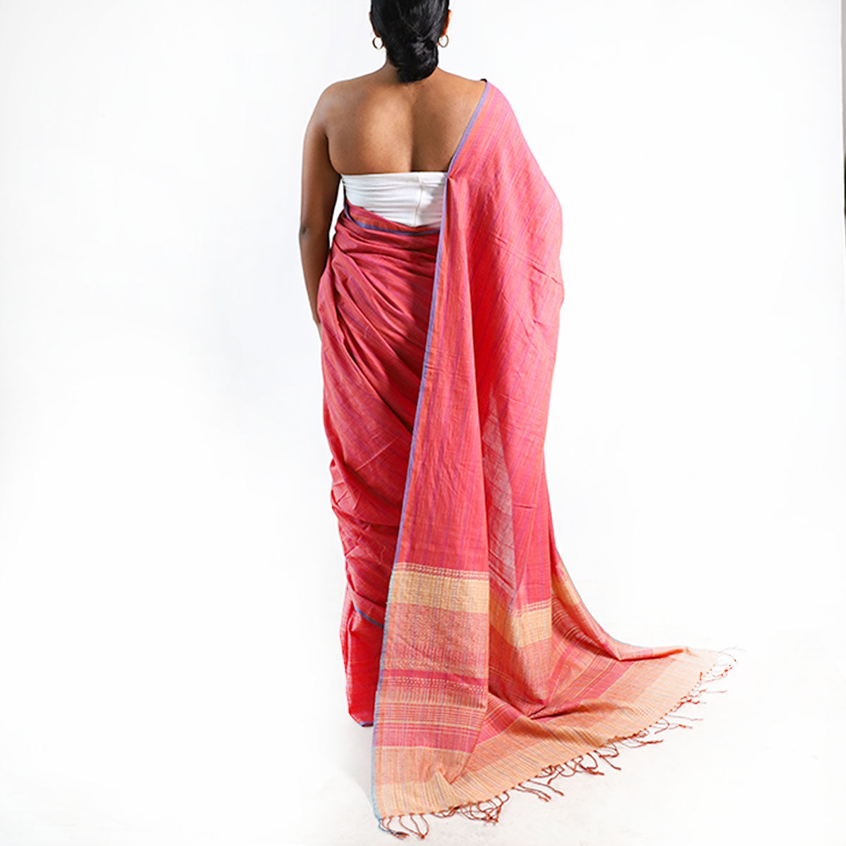 Rose Blush Handloom Saree