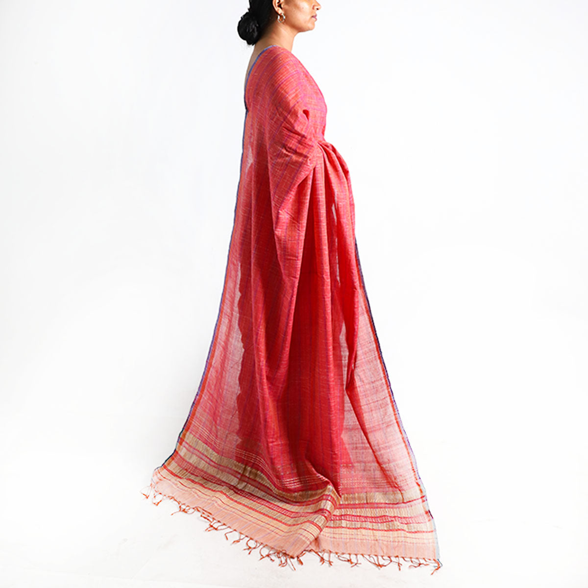 Petal Pink Handloom Saree