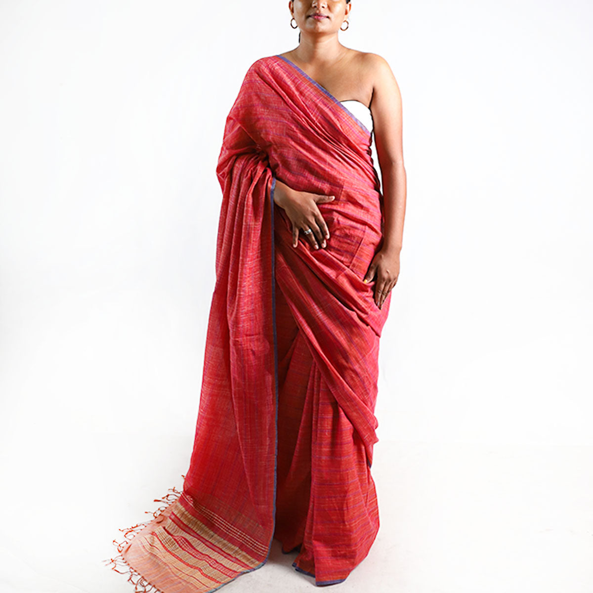 Petal Pink Handloom Saree