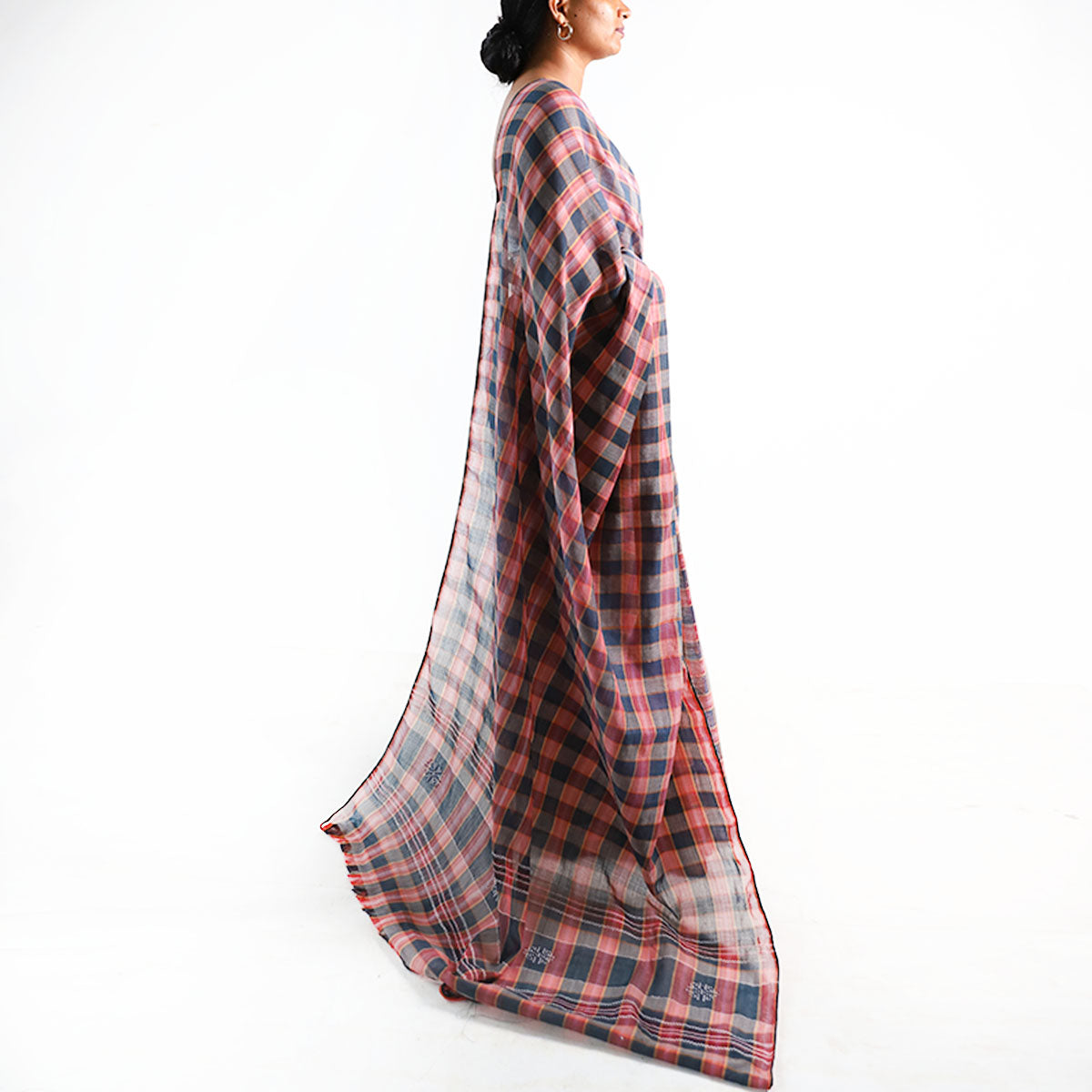Classic Check Handloom Saree