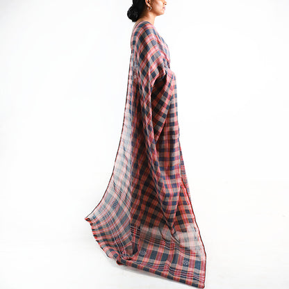 Classic Check Handloom Saree