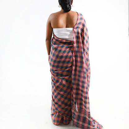 Classic Check Handloom Saree